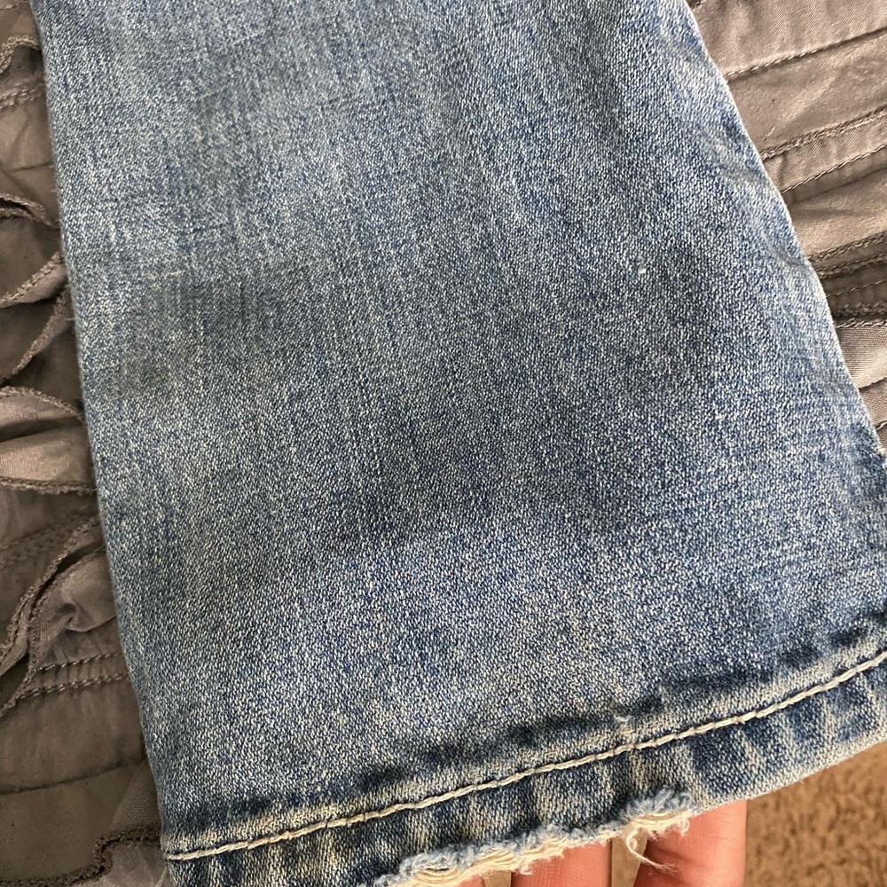 Ariat Blue Denim Jeans with Map Print Lining pantalón de niño - Picture 7 of 7